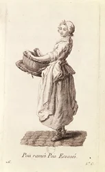 The Pea Seller, from 
